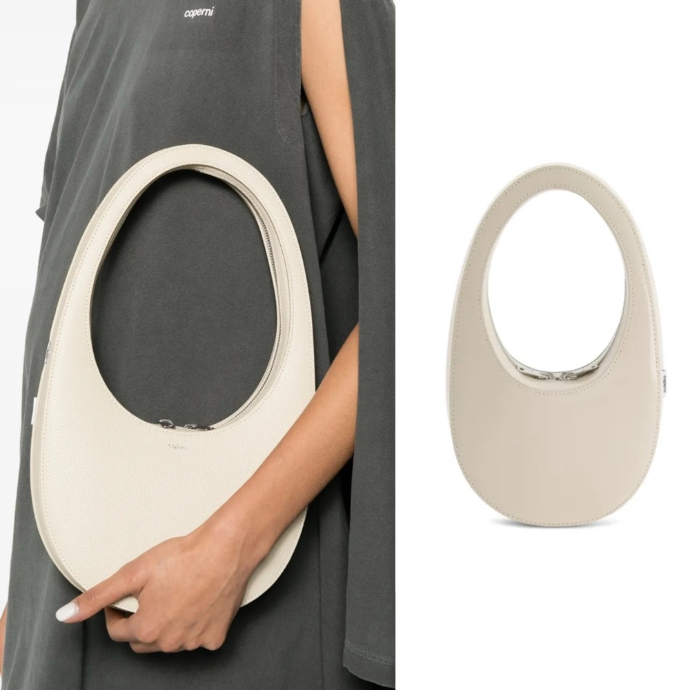 Coperni Swipe Grained Leather Shoulder Bag
